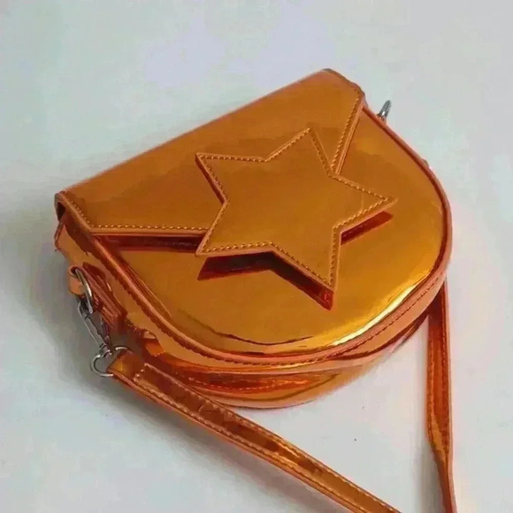 Womens enamel crossbody bag - Picture 1 of 10